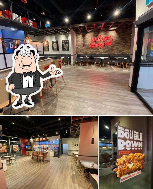 KFC se distingue par sa intérieur et nourriture