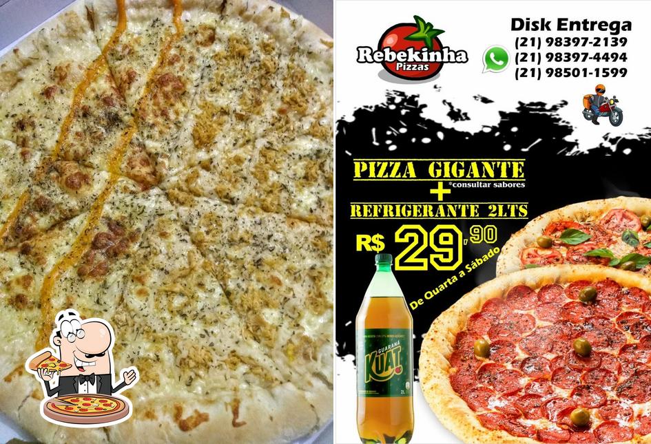 Experimente diversos tipos de pizza