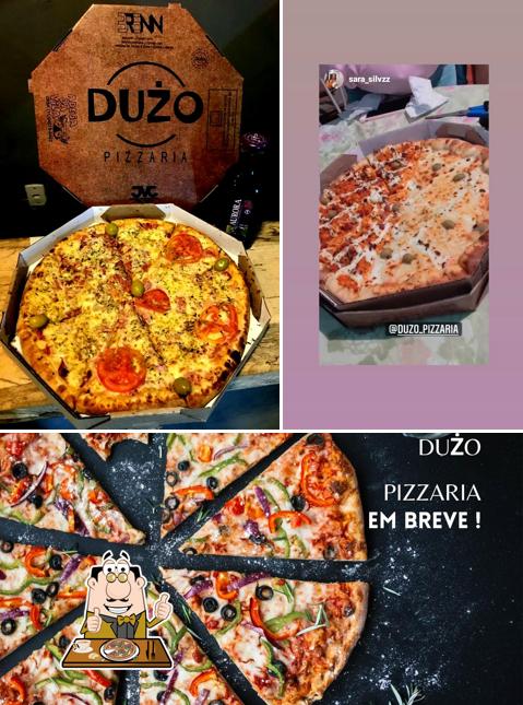 Escolha pizza no DUŻO
