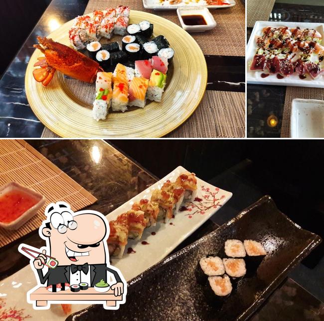 В "Miyako Sushi Restaurant" подают суши и роллы