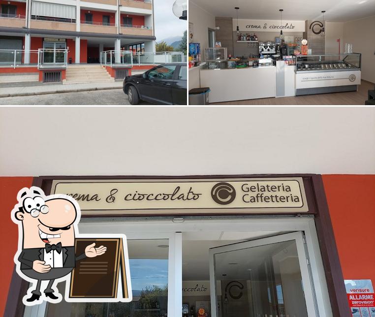 Voici la photo indiquant la extérieur et intérieur sur Crema & cioccolato