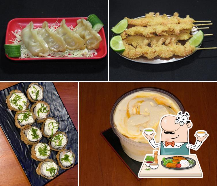 Platos en Banzai Plus Yakisoba ,Temaki , sushi , porções e drinks