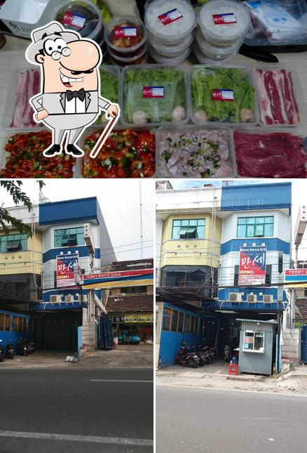 Take a look at the photo depicting exterior and food at Manse Korean Grill Tebet