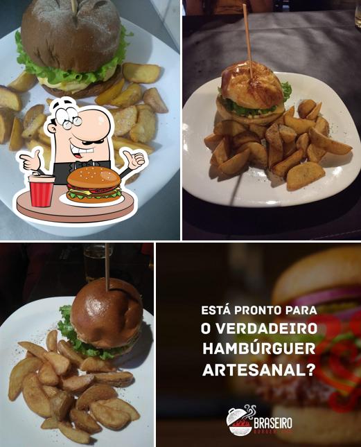 Os hambúrgueres do Braseiro Burger Bar irão saciar diferentes gostos