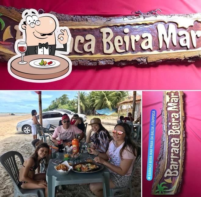 Comida em Restaurante Beira Mar