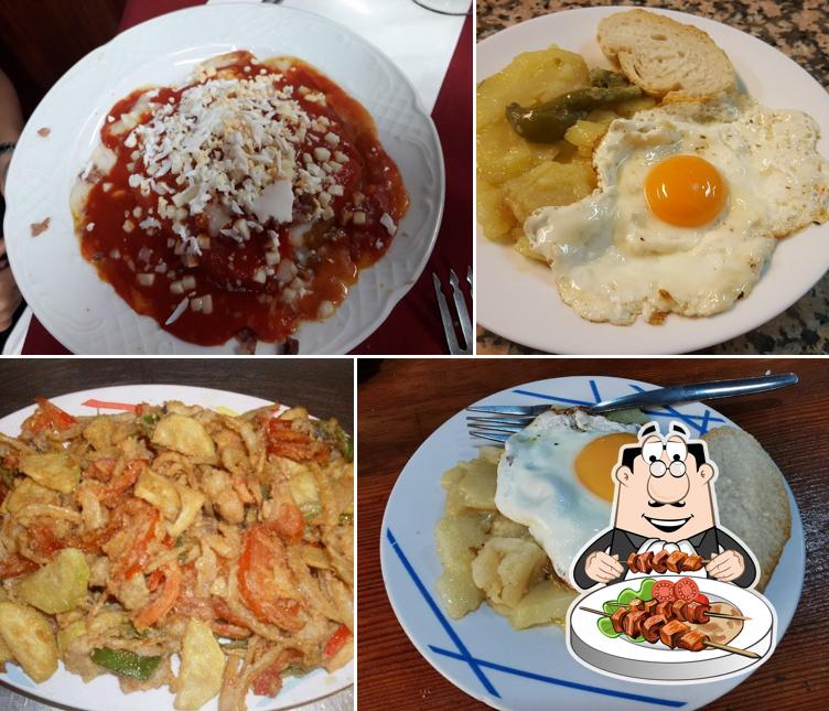 Еда в "Restaurante "Casa Pacheco""