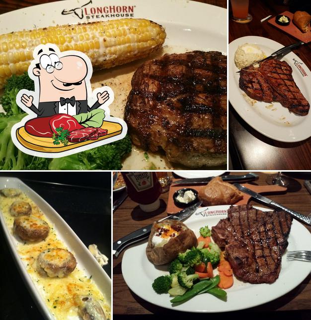 Закажите блюда из мяса в "LongHorn Steakhouse"