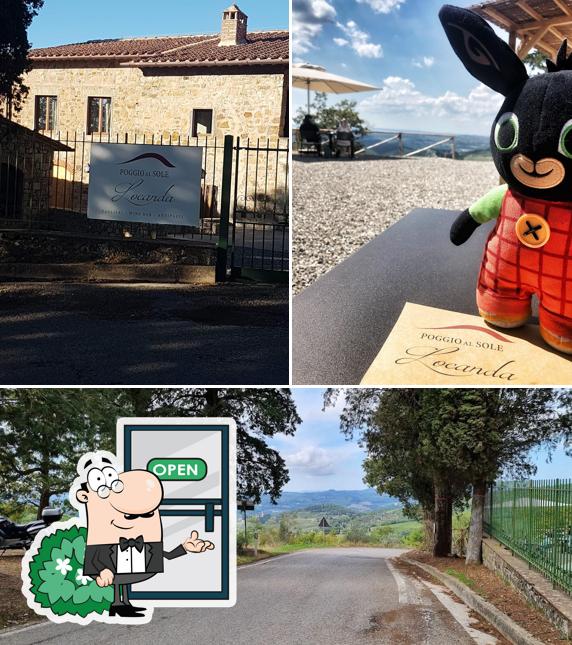 Gli esterni di Locanda di Poggio al Sole