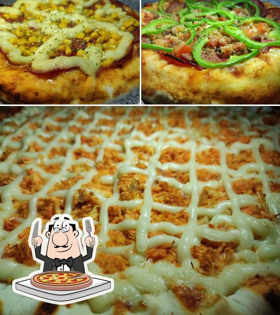 Experimente diferentes variedades de pizza