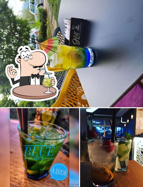 This is the image displaying drink and exterior at Caffe & Lounge Bar "Hill"