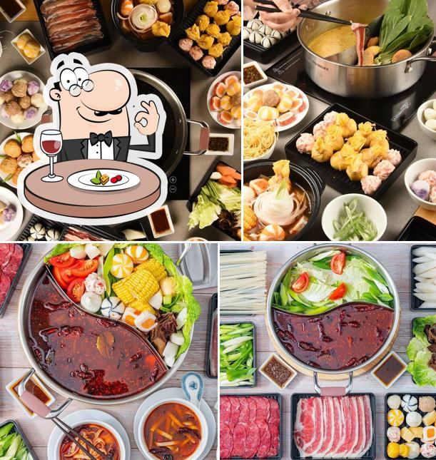 Platos en Champion Hotpot