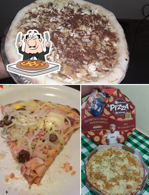 Experimente pizza no pizzaria maximus