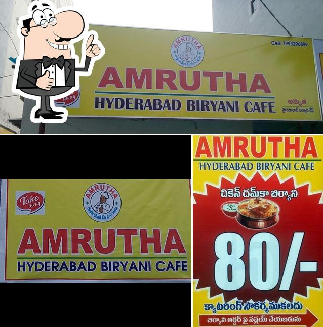 Look at the photo of Amrutha hyderbad biryani cafe