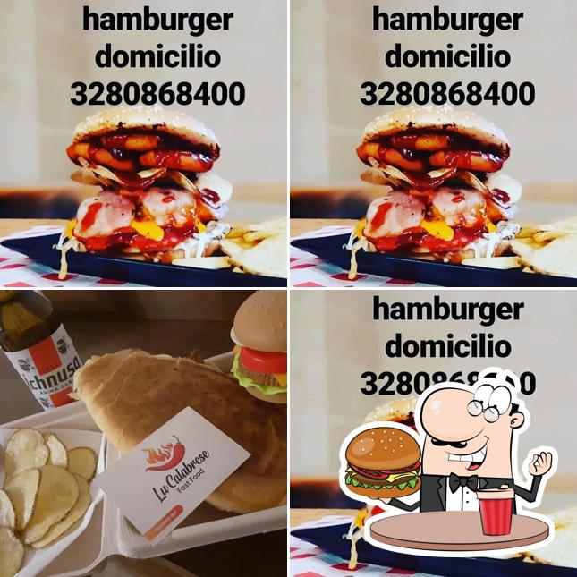 Prenditi un hamburger a Calabrese Fast Food