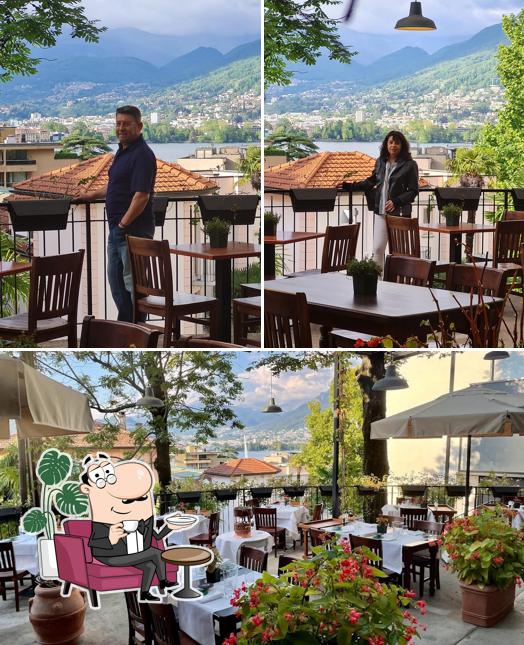 L'intérieur de La Taverna del Pittore Lugano