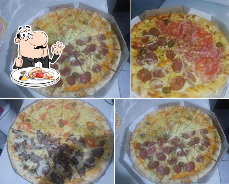 Peça diferentes estilos de pizza