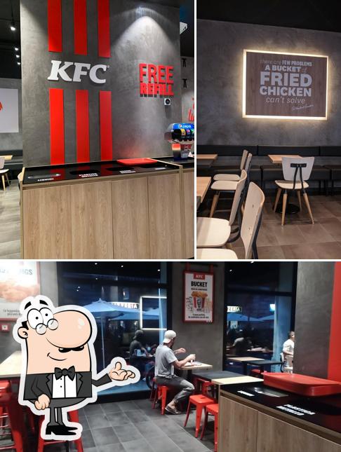 Gli interni di KFC