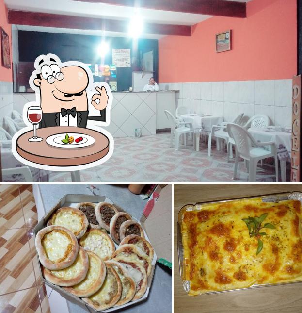 O Pizzaria DOCELAR se destaca pelo comida e interior