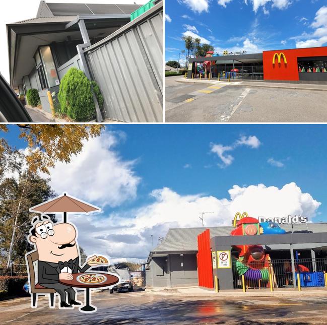 The exterior of McDonald’s Armidale