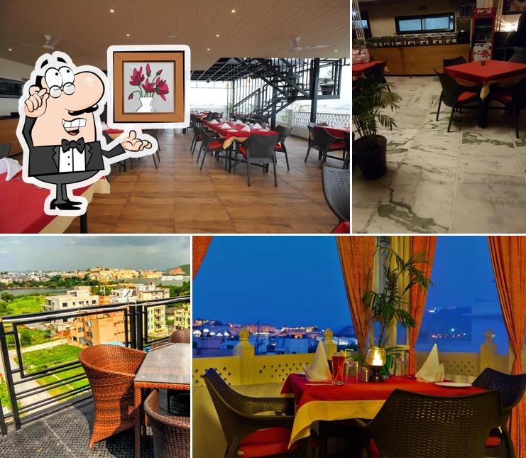 Check out how Open Affair Rooftop Restaurant (Lakeview Restro) looks inside