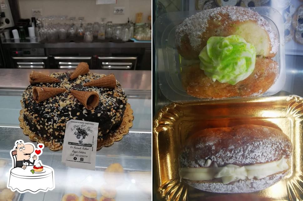 L'oasi del caffè offre un'ampia selezione di dolci