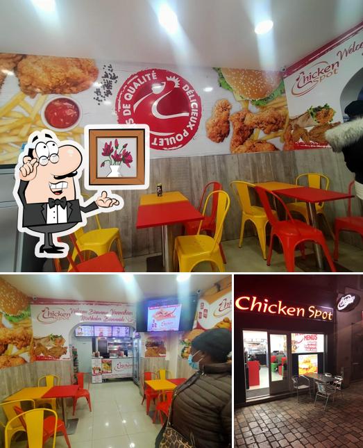 L'intérieur de Chicken Spot Orléans