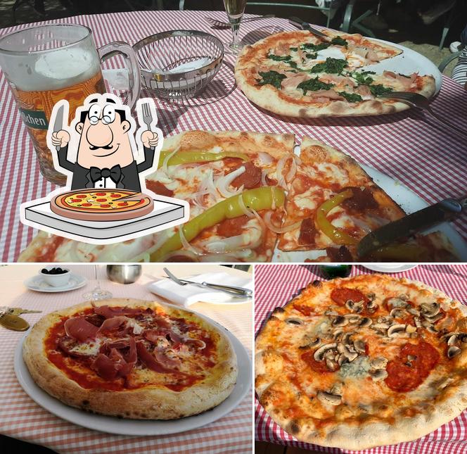 Order pizza at Ristorante e Pensione La Campagnola