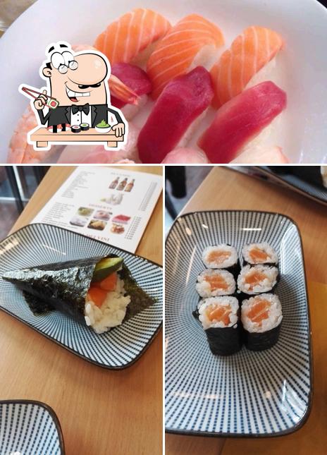 Ordina le varie opzioni di sushi