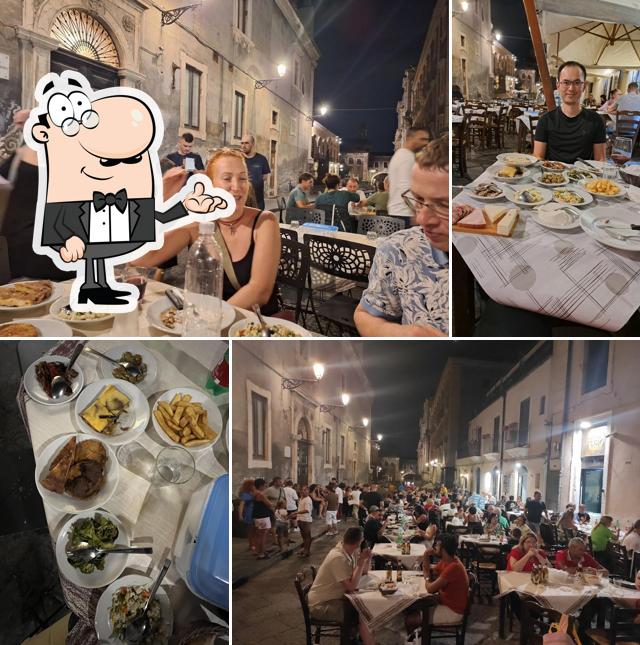 Gli interni di Trattoria da Mario