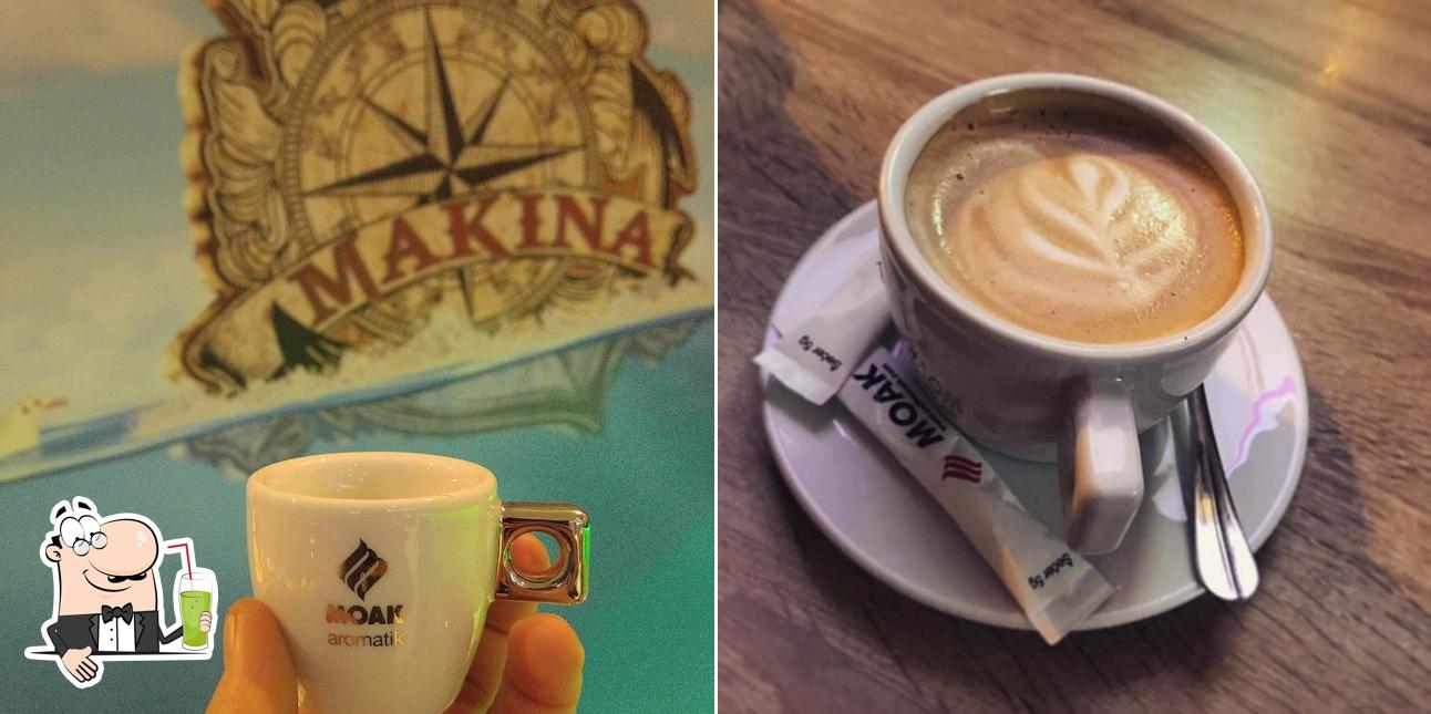 Goditi qualcosa da bere a Caffe bar Makina