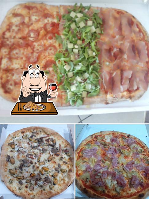 Choisissez des pizzas à Le 3 Rose