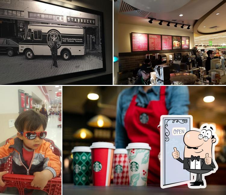 Look at the photo of Starbucks