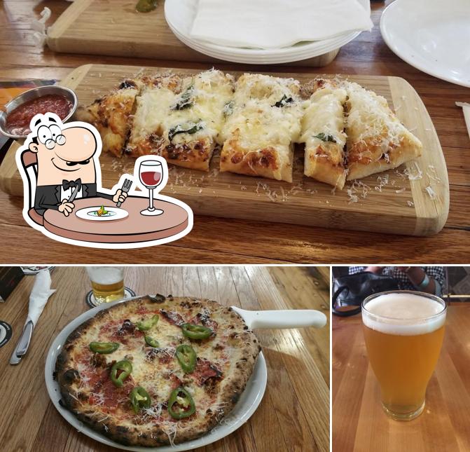 The restaurant's food and beer