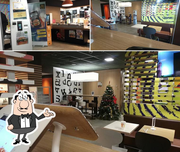 L'intérieur de McDonald's