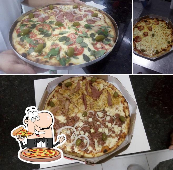 Experimente pizza no Point pizzaria