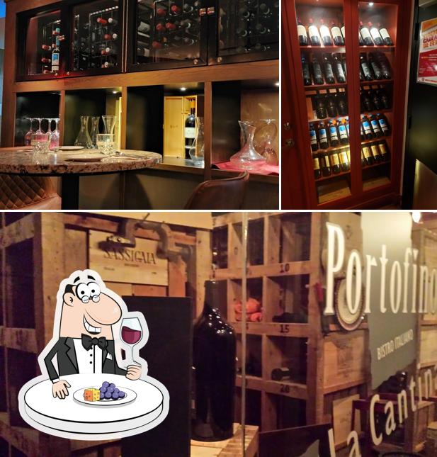 Il est fort sympathique de profiter d'un verre de vin à Portofino Bistro Italiano