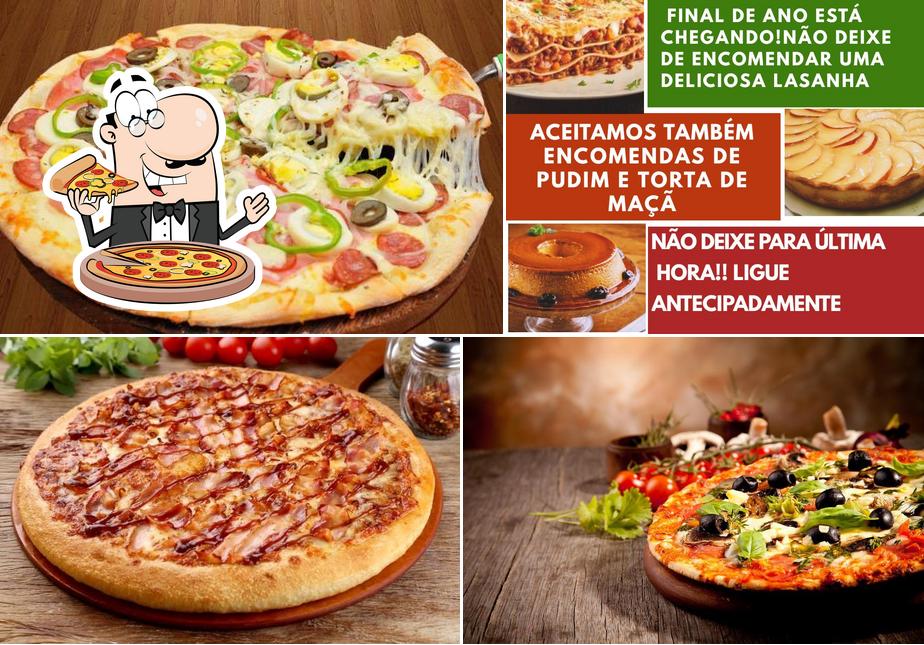 Experimente pizza no Pizzaria Pão Da Vida