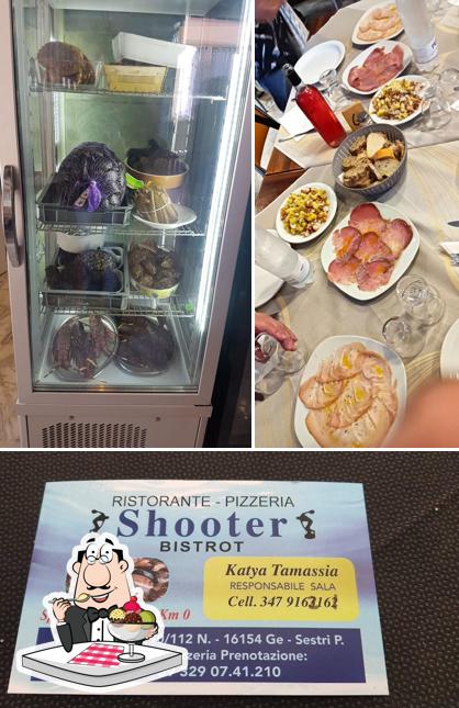 Shooter offre un'ampia selezione di dolci