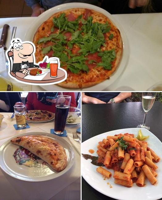 В Bella Italia есть столики, пицца и многое другое