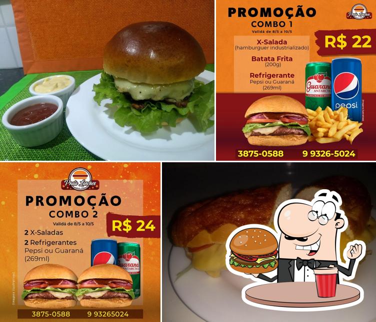 Consiga um hambúrguer no Prata Lanches