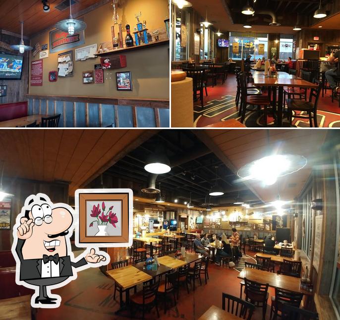 The interior of City Barbeque