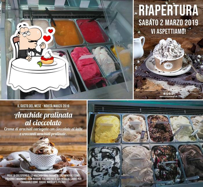 Gelateria La Romana propose une éventail de desserts