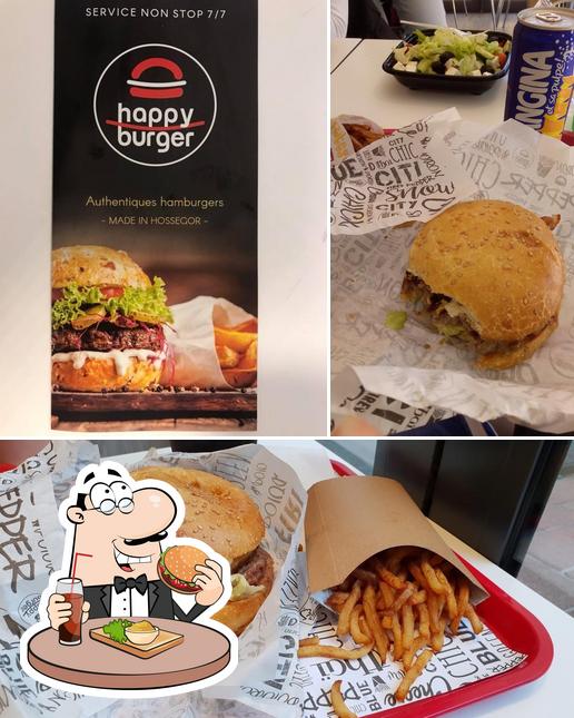 Prenez un hamburger à Happy Burger Hossegor