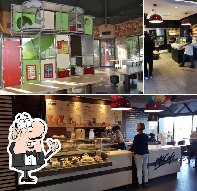 L'intérieur de McDonald's