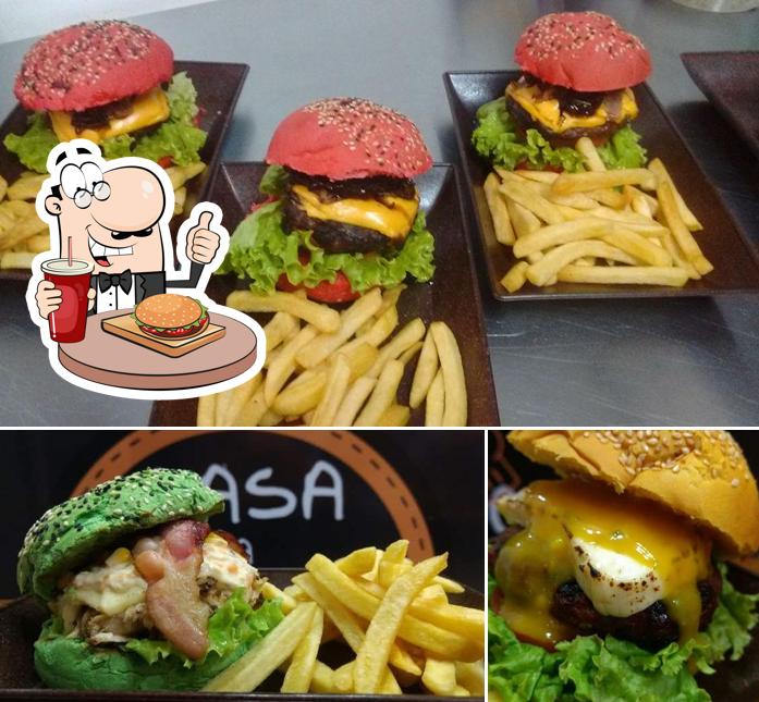 Treat yourself to a burger at Casa da Chef Oliver