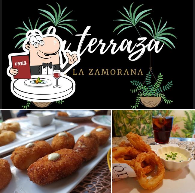 Entre los distintos productos que hay en La Terraza by La Zamorana también tienes comida y exterior