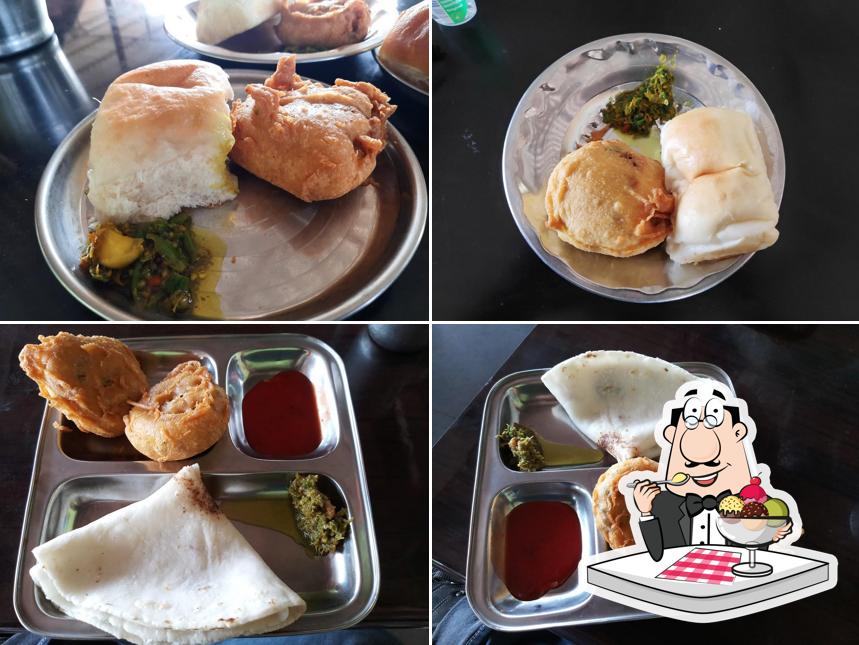 Vaijayanti Dhaba, Mulgaon (Famous VADAPAV) provides a number of desserts