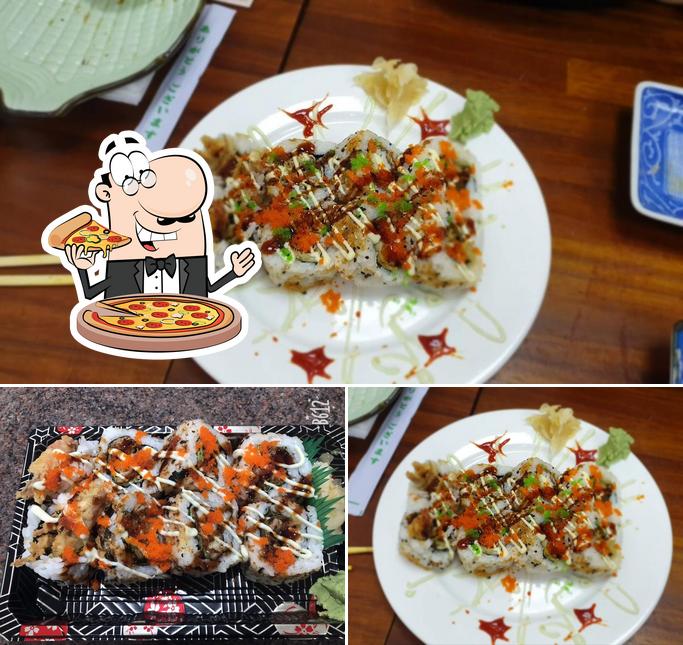 Elige una pizza en Tamakin Sushi Restaurant & Takeaway