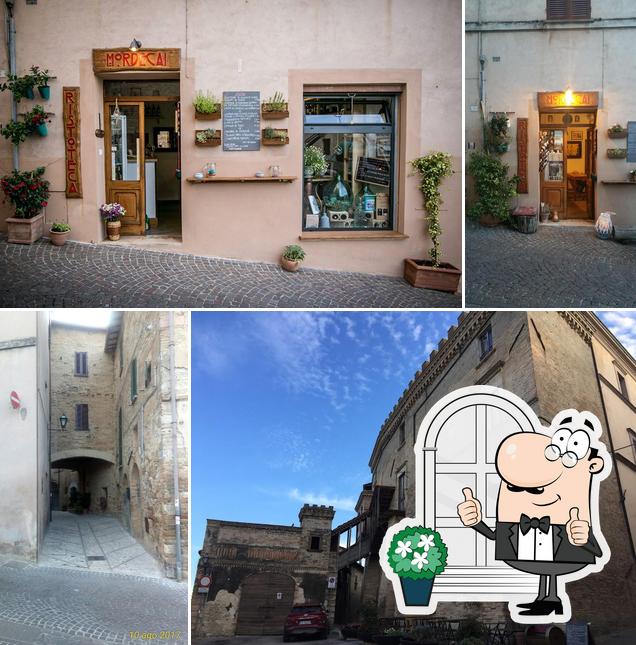 L'extérieur de Ristorante MordiEvai Montefalco