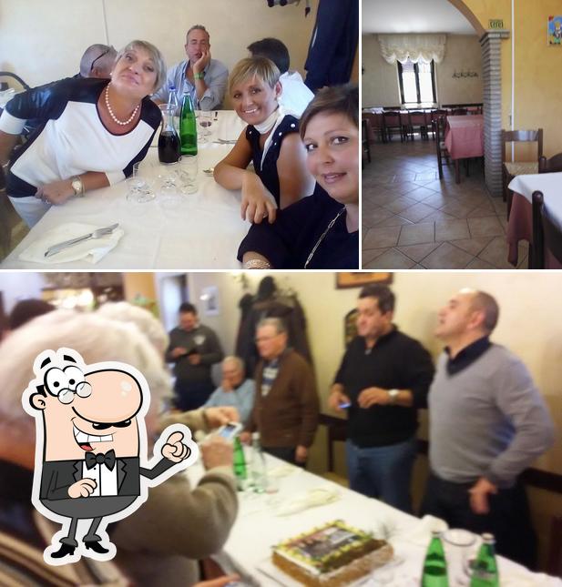 Gli interni di Trattoria La Fontanaccia